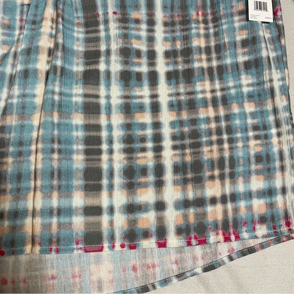NWT New $198 Joie Jindrah Gathered Printed Cotton Blouse Size S - Picture 15 of 15